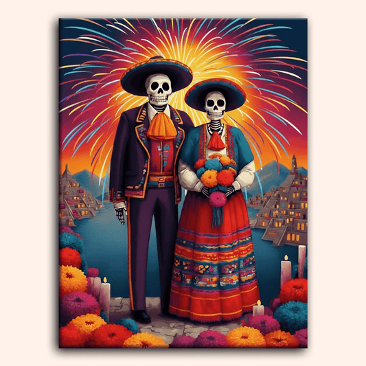 Paint by numbers - Fiesta Bones - MyArt