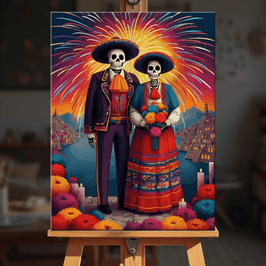Paint by numbers - Fiesta Bones - MyArt