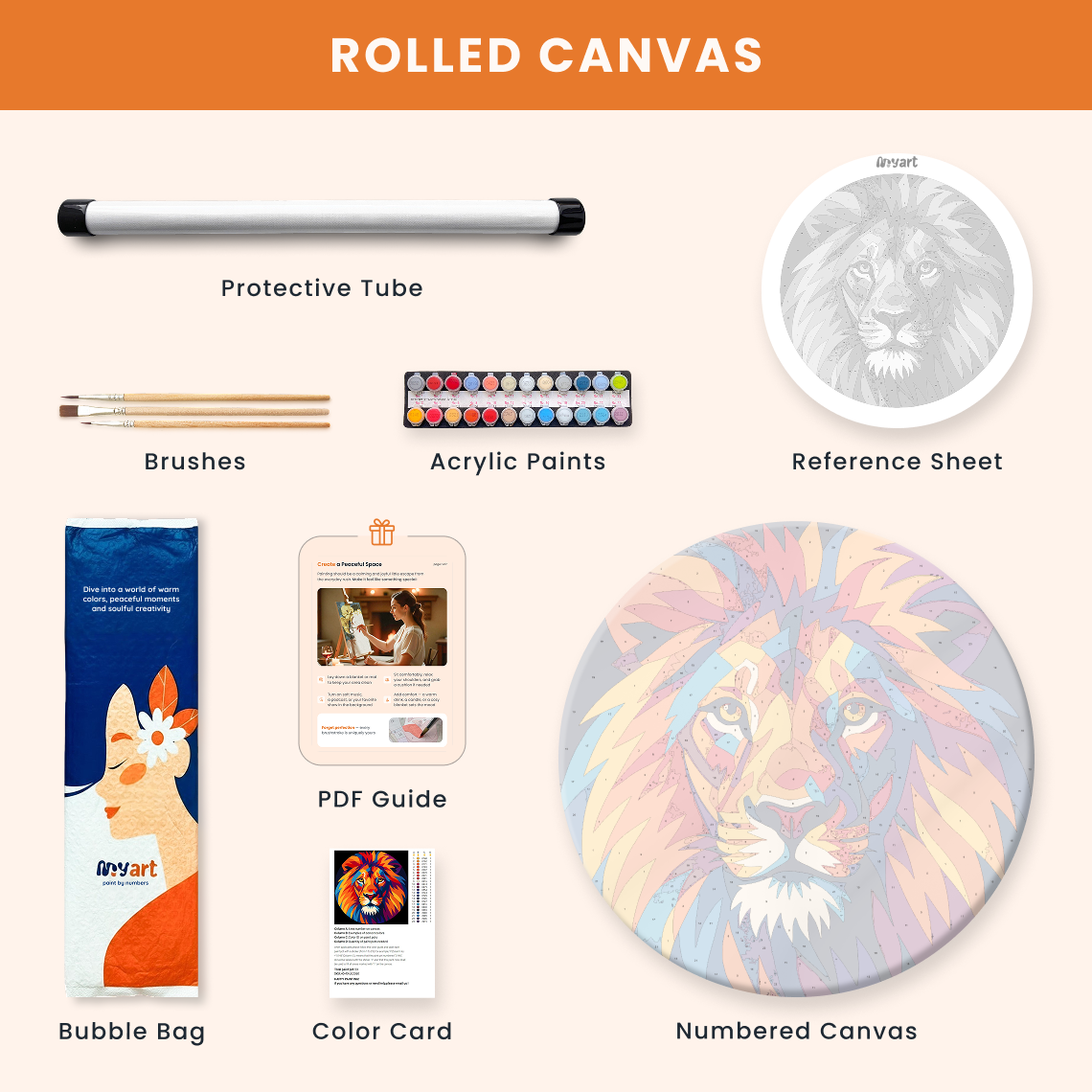 Paint by numbers - Fire Mane - MyArt