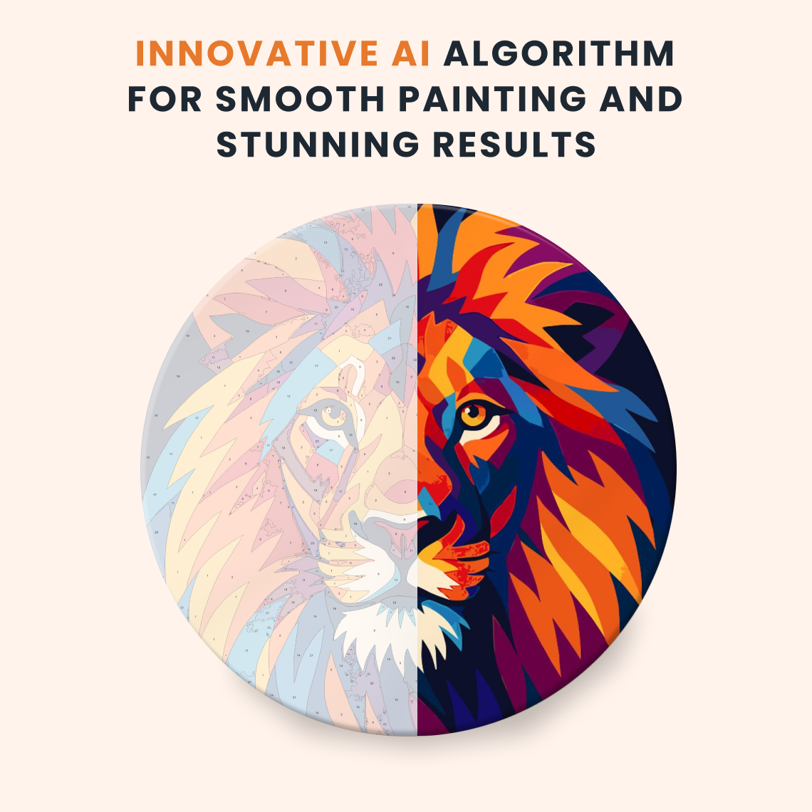 Paint by numbers - Fire Mane - MyArt