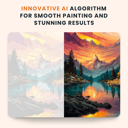 Paint by numbers - Fire Reflection - MyArt