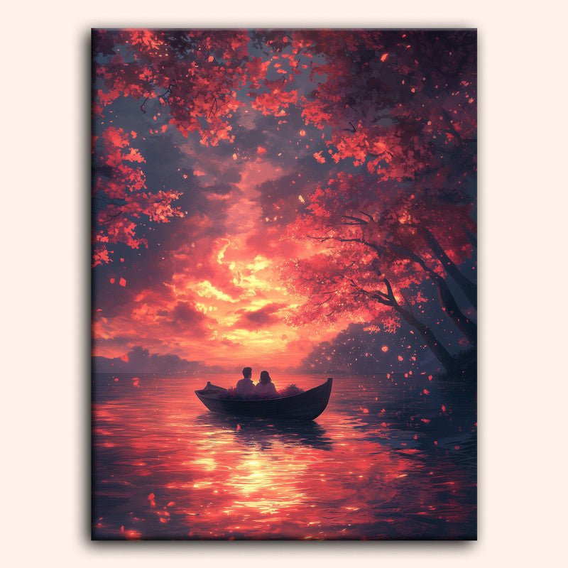 Paint by numbers - Firelight Row - MyArt