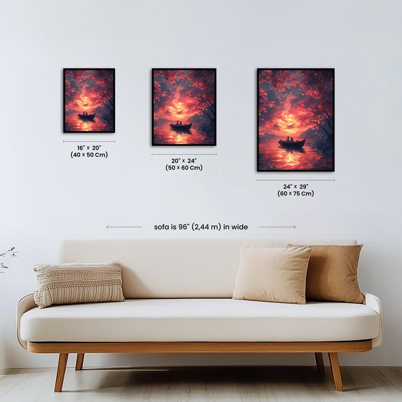 Paint by numbers - Firelight Row - MyArt