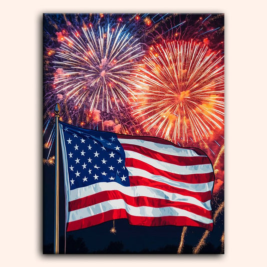Paint by numbers - Firework Glory - MyArt