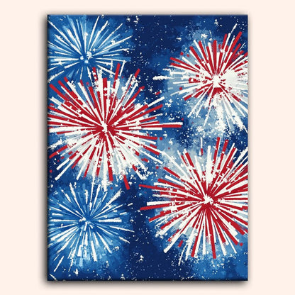 Paint by numbers - Firework Sky - MyArt