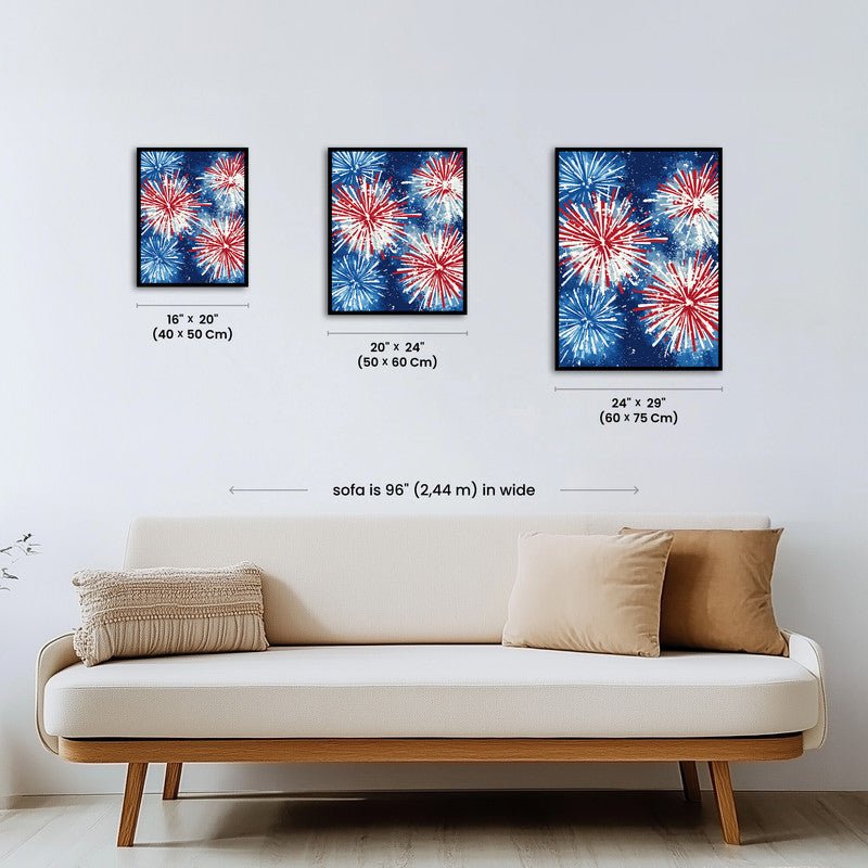 Paint by numbers - Firework Sky - MyArt
