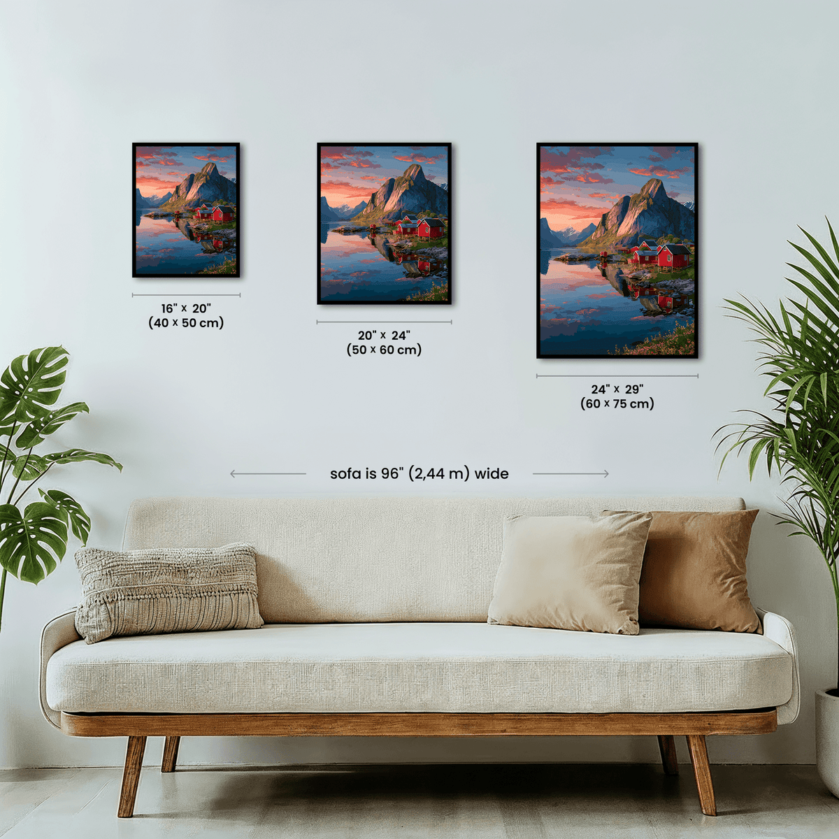 Paint by numbers - Fjord Reflections - MyArt