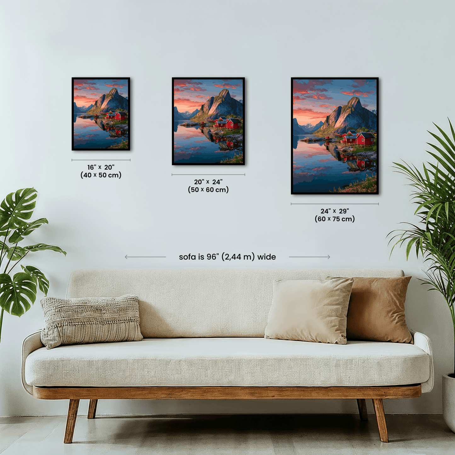 Paint by numbers - Fjord Reflections - MyArt