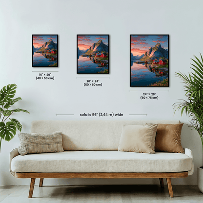 Paint by numbers - Fjord Reflections - MyArt