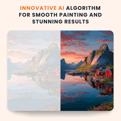 Paint by numbers - Fjord Reflections - MyArt