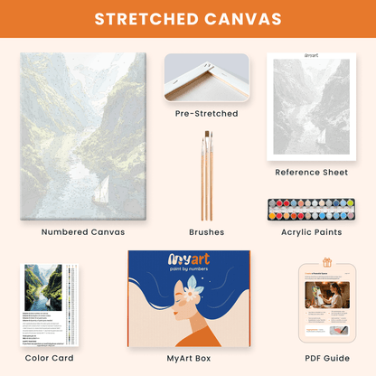 Paint by numbers - Fjord Sail - MyArt