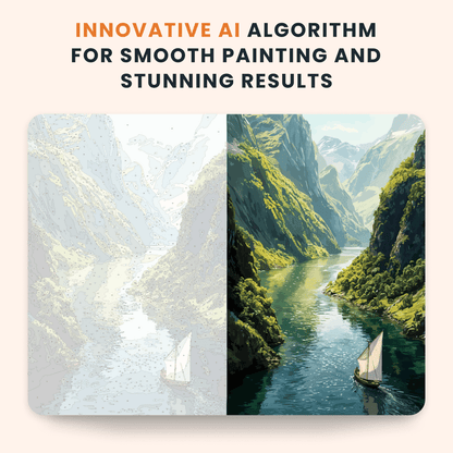 Paint by numbers - Fjord Sail - MyArt