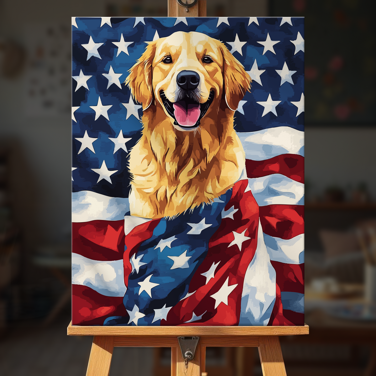 Flag Dog