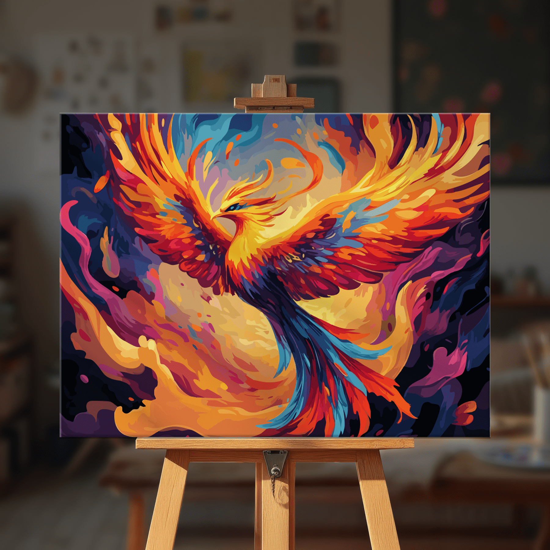 Paint by numbers - Flame Born - MyArt