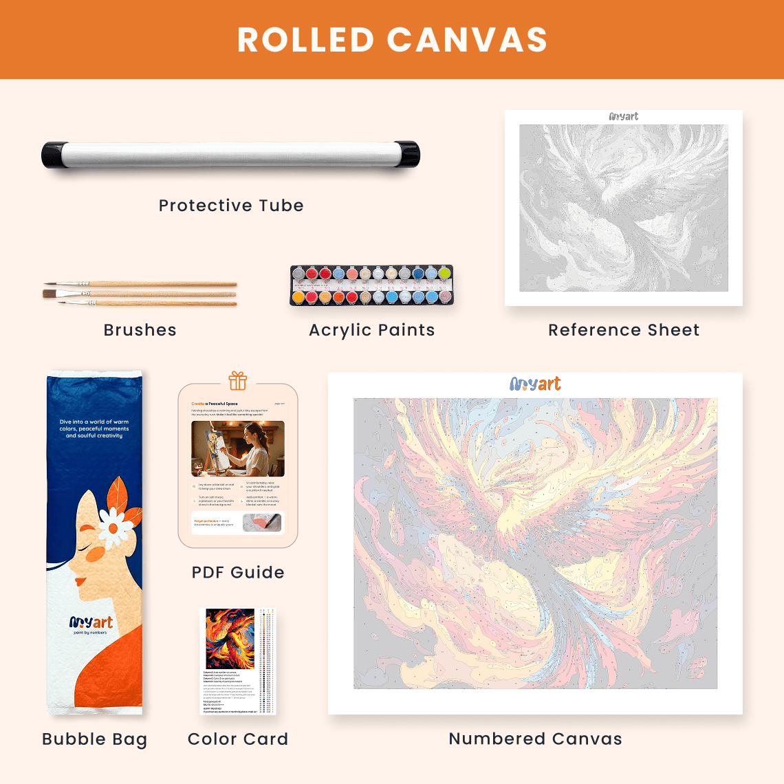 Paint by numbers - Flame Born - MyArt