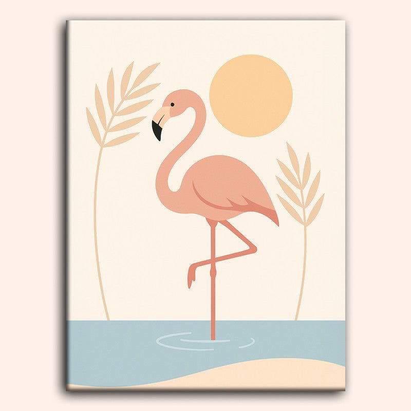 Paint by numbers - Flamingo Serenity - MyArt