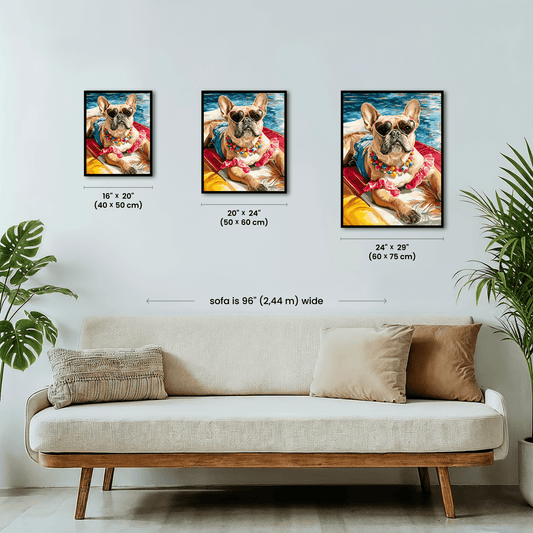 Paint by numbers - Float Bulldog - MyArt