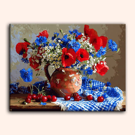 Paint by numbers - Floral Lines - MyArt
