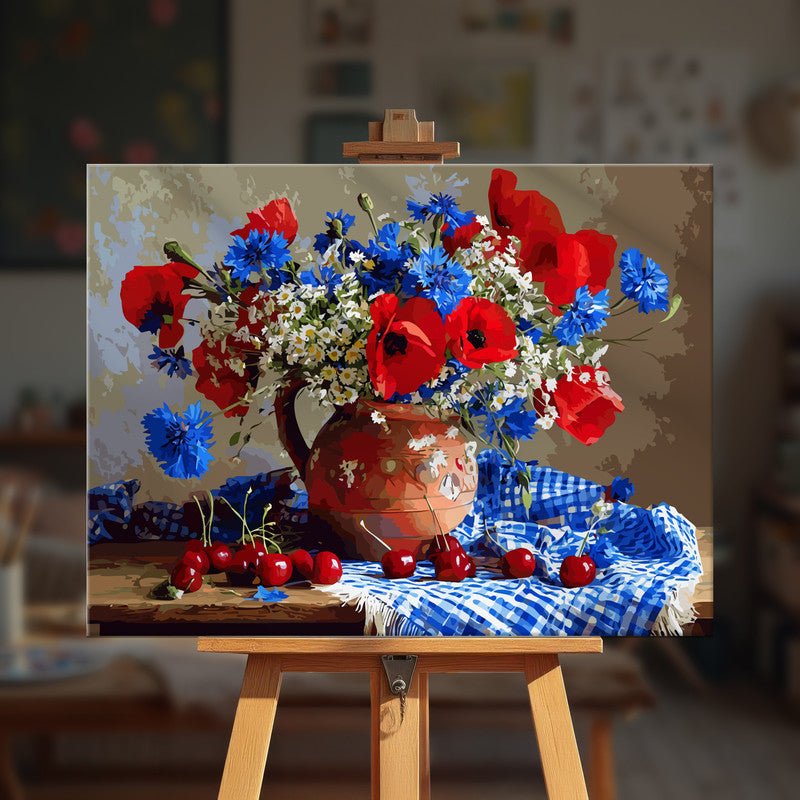 Paint by numbers - Floral Lines - MyArt