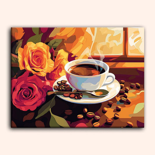 Paint by numbers - Floral Roast - MyArt