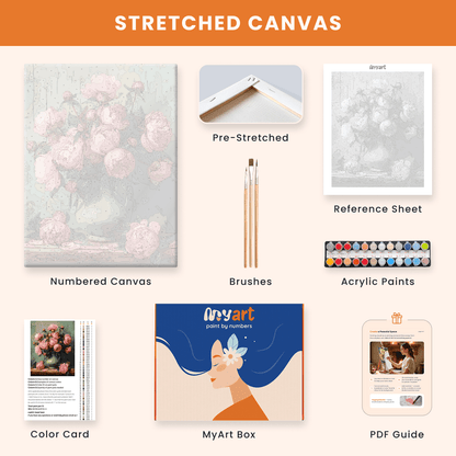 Paint by numbers - Floral Aura - MyArt