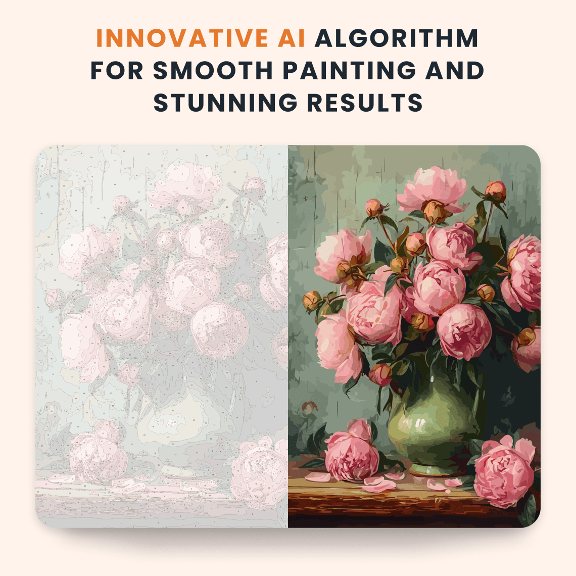 Paint by numbers - Floral Aura - MyArt