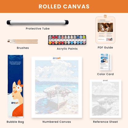 Paint by numbers - Floral Bay - MyArt