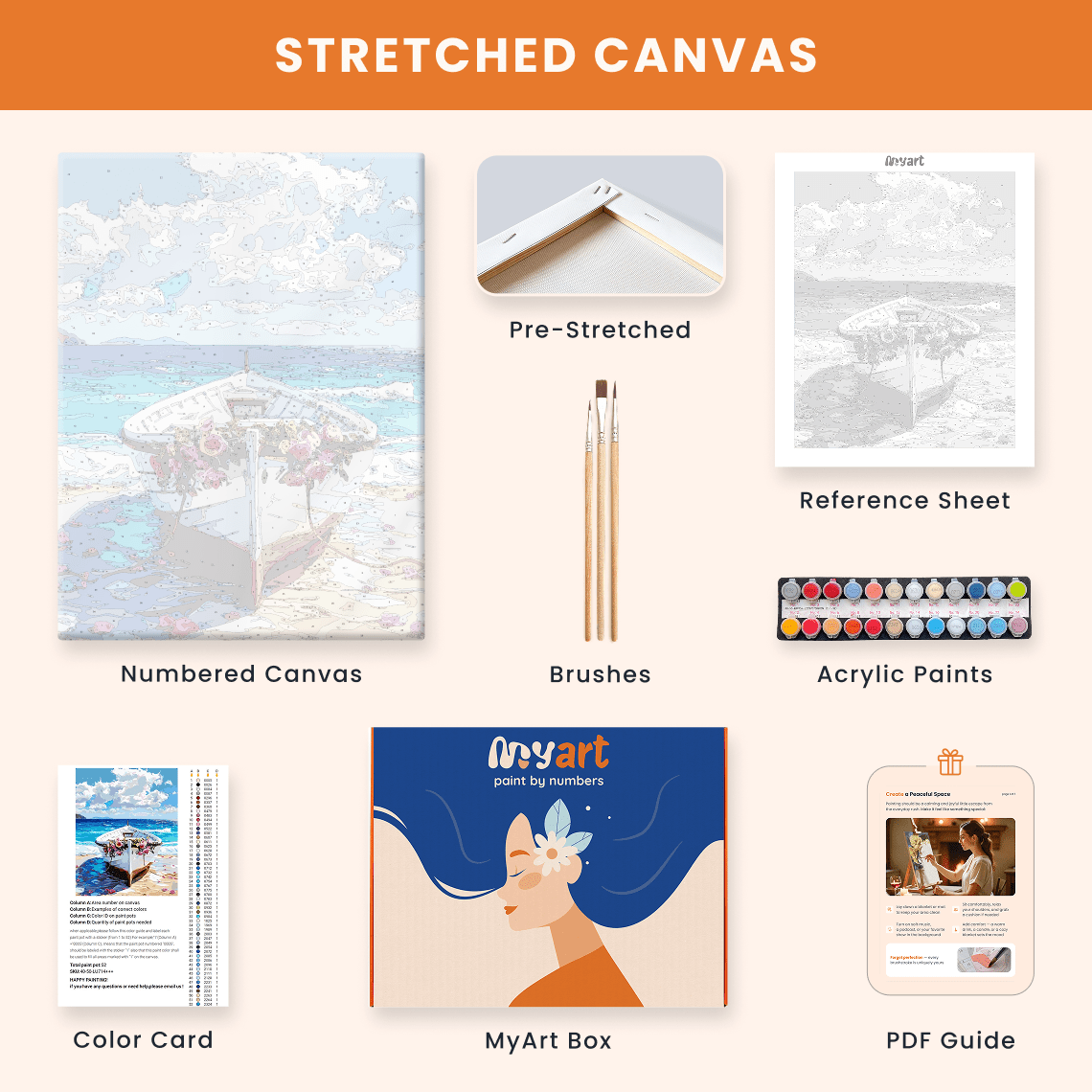 Paint by numbers - Floral Bay - MyArt