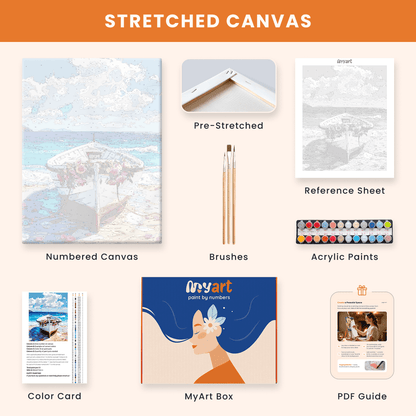 Paint by numbers - Floral Bay - MyArt