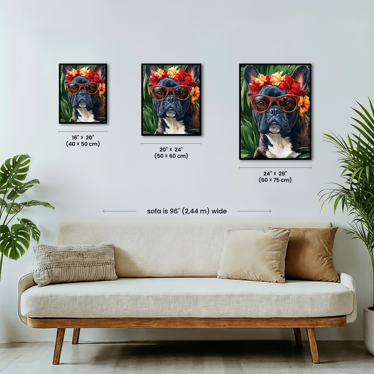 Floral Bulldog