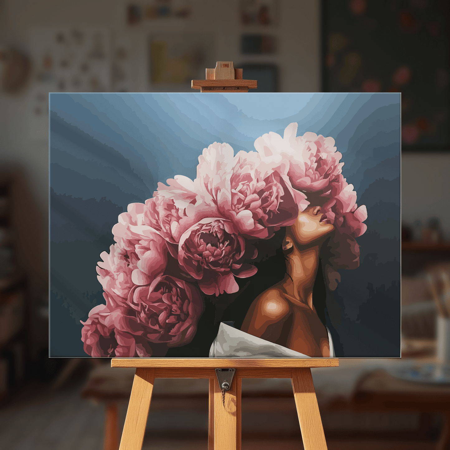 Paint by numbers - Floral Cascade - MyArt