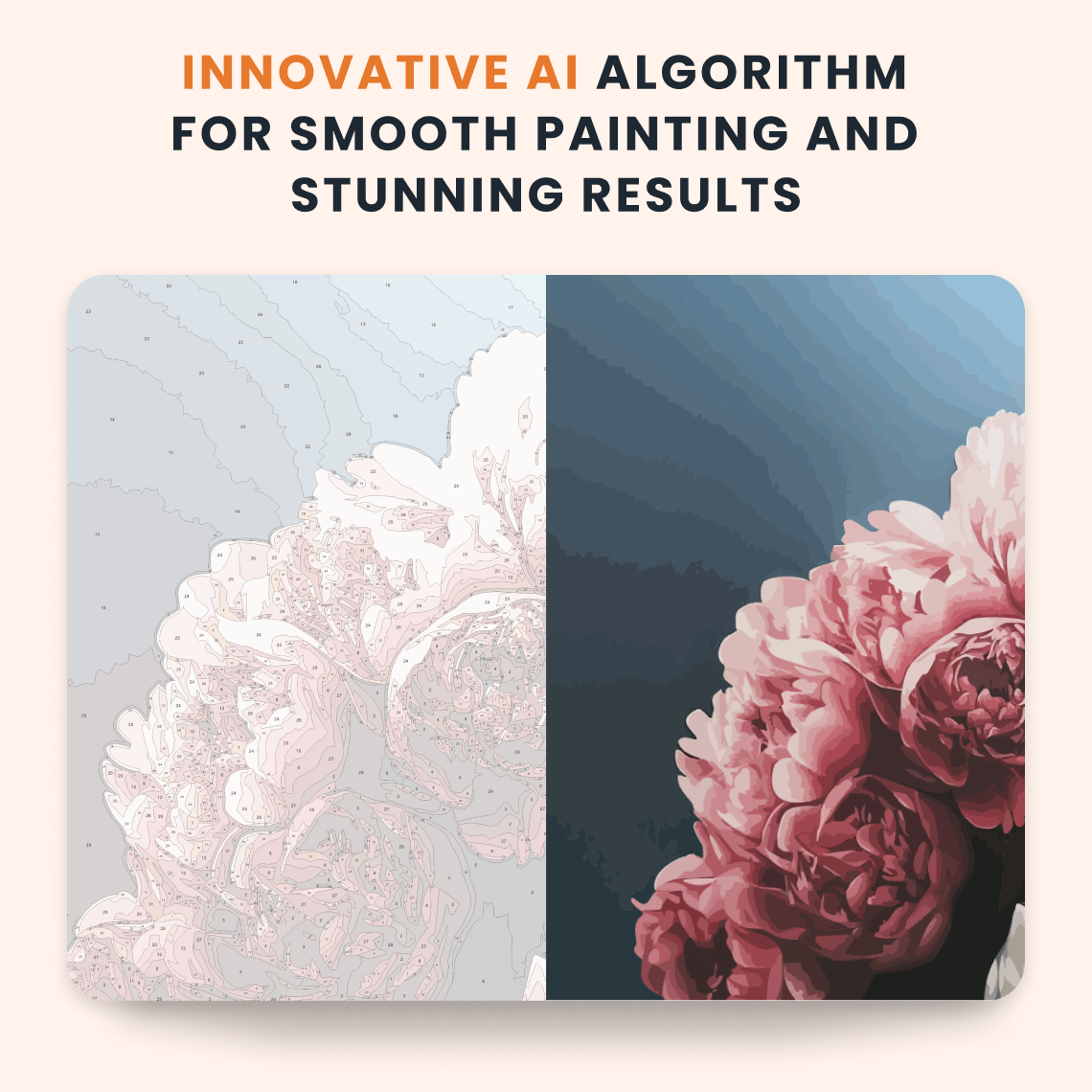 Paint by numbers - Floral Cascade - MyArt