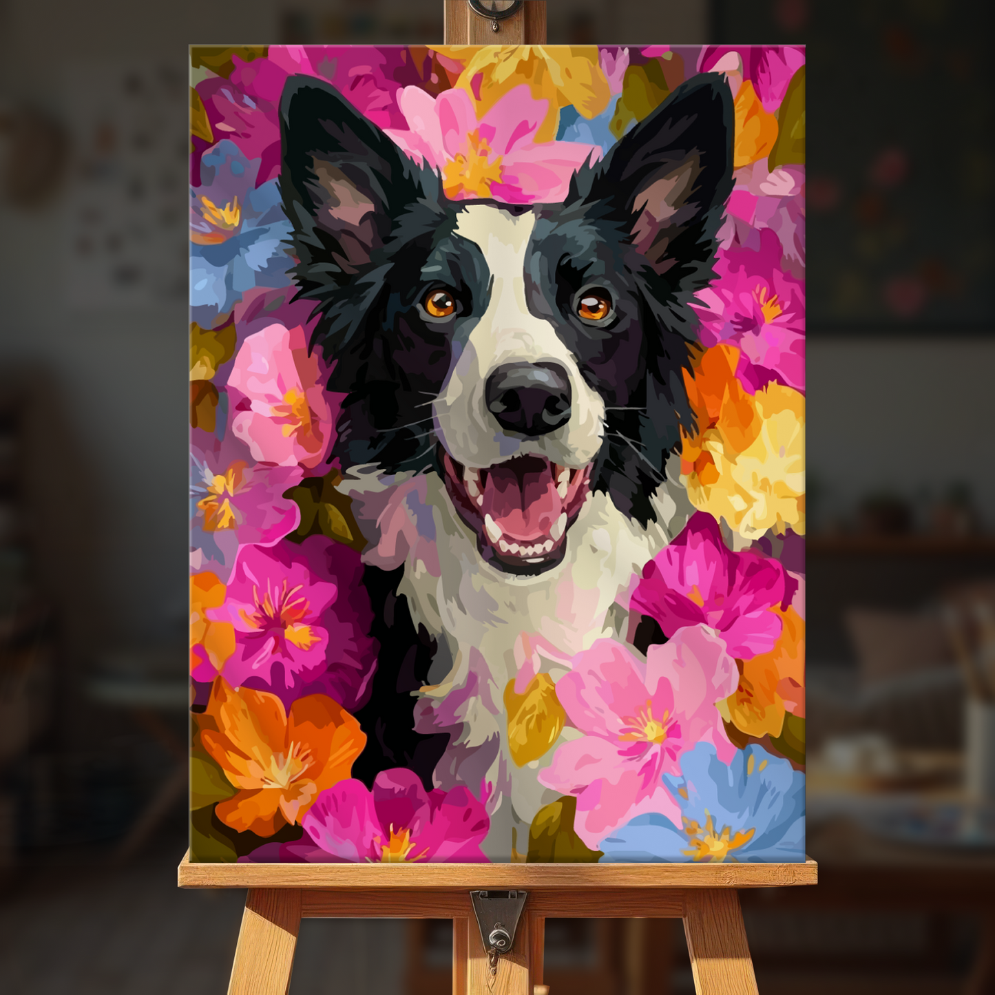 Floral Collie