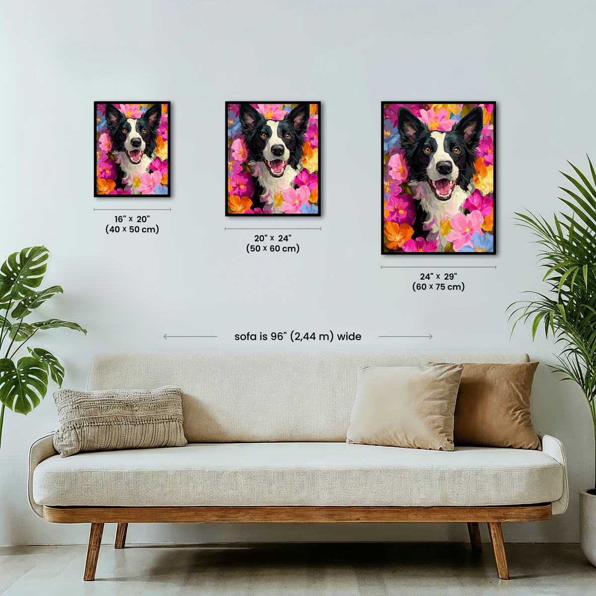 Floral Collie