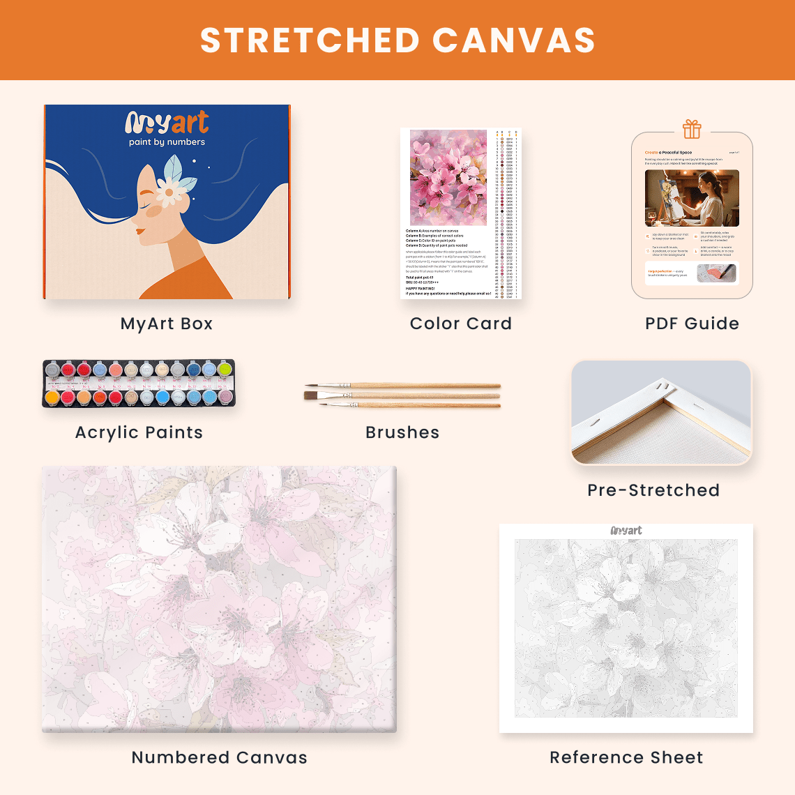 Paint by numbers - Floral Echo - MyArt