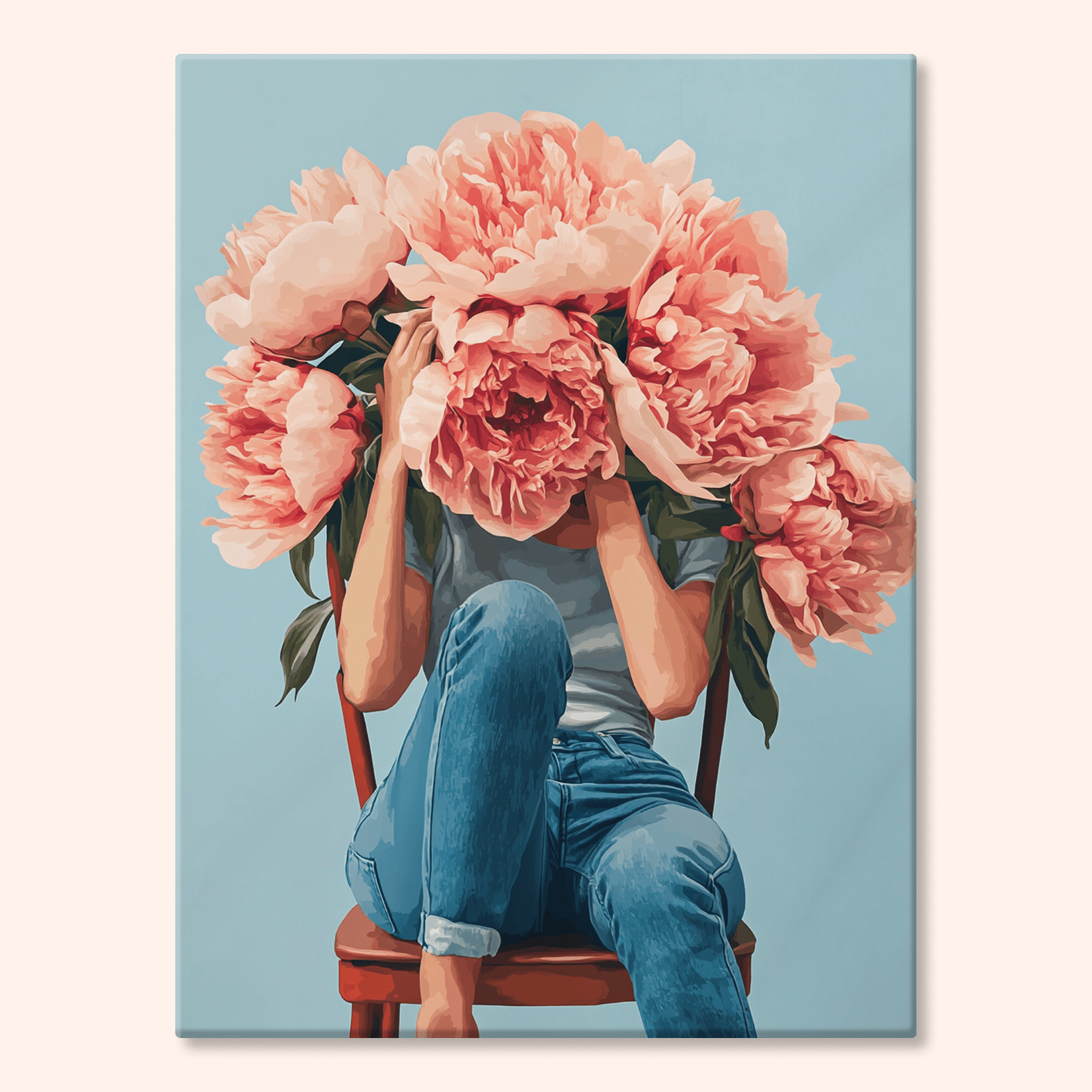 Paint by numbers - Floral Eclipse - MyArt