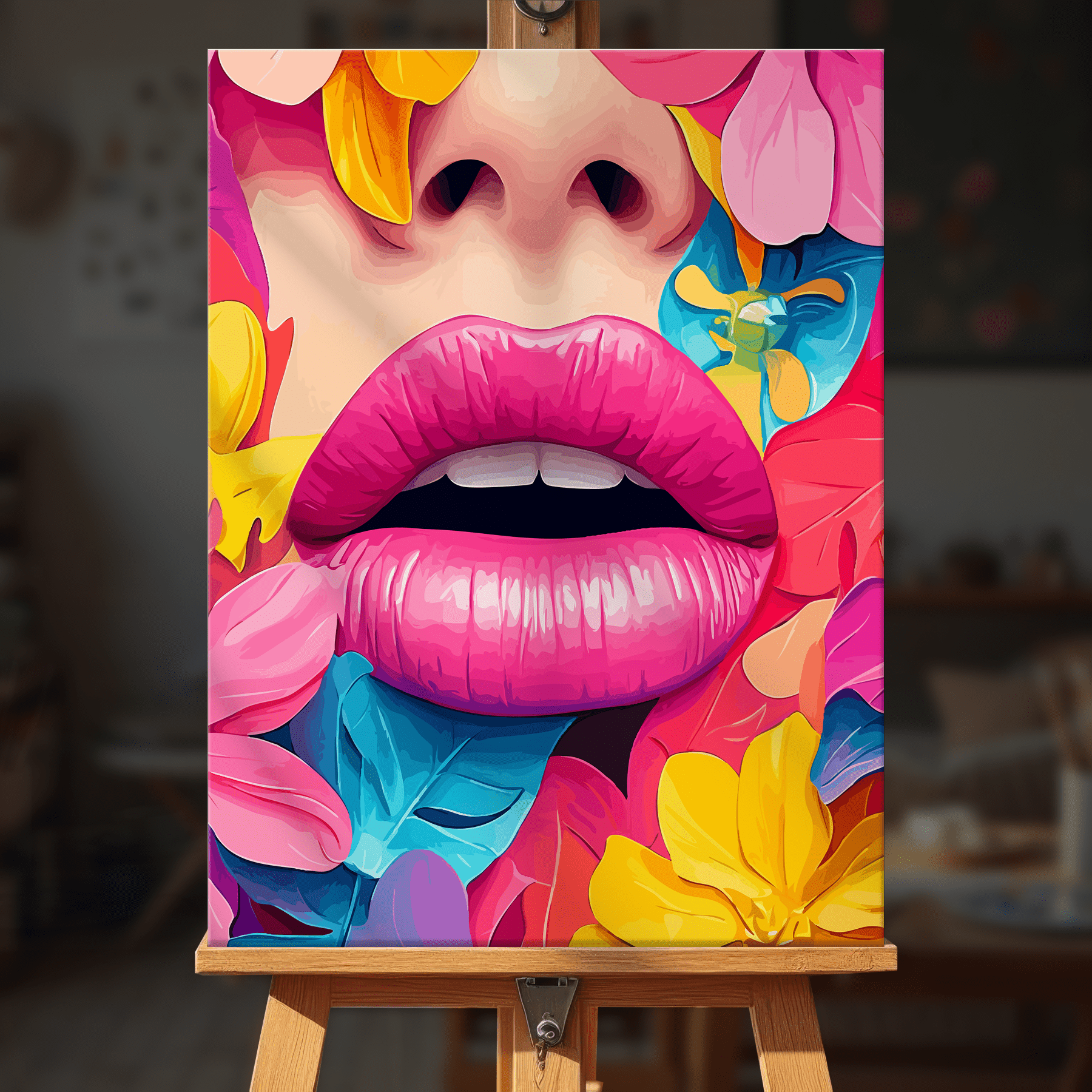 Paint by numbers - Floral Kiss - MyArt