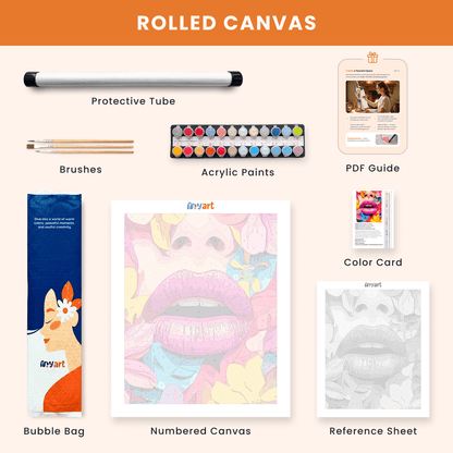 Paint by numbers - Floral Kiss - MyArt