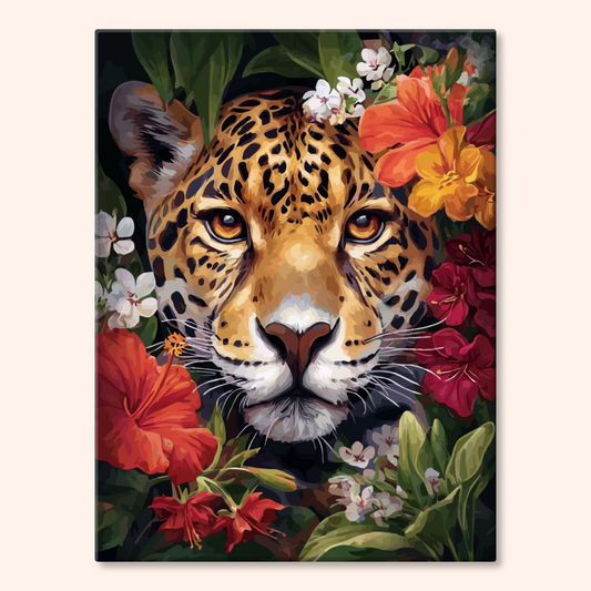 Floral Leopard