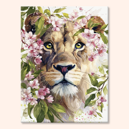 Floral Lion