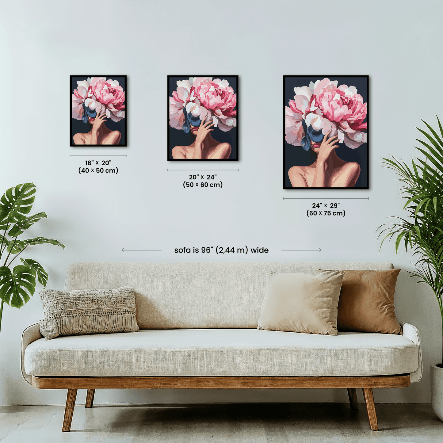 Paint by numbers - Floral Mirage - MyArt