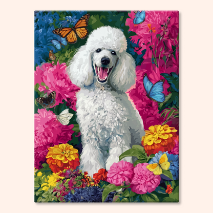 Floral Poodle