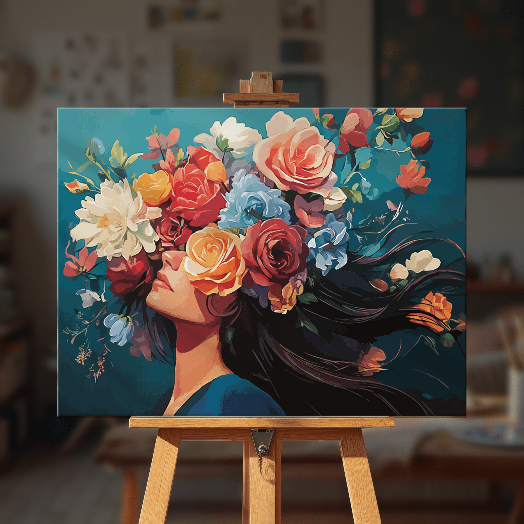 Paint by numbers - Floral Rhapsody - MyArt