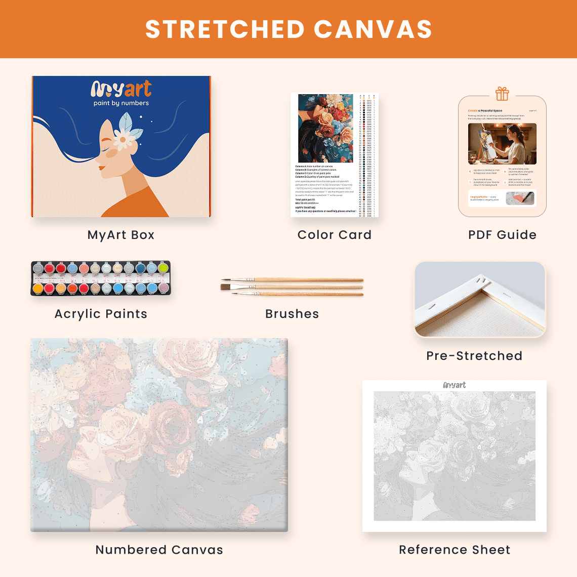 Paint by numbers - Floral Rhapsody - MyArt