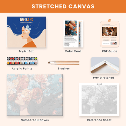 Paint by numbers - Floral Rhapsody - MyArt