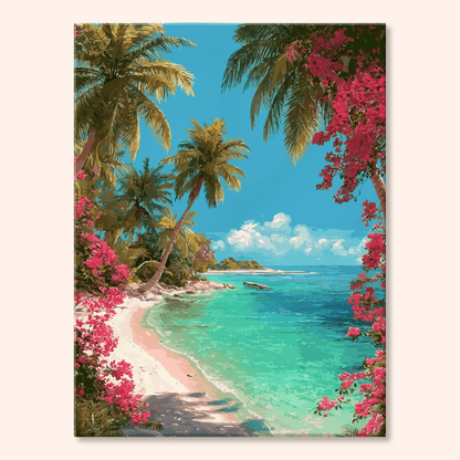 Paint by numbers - Floral Shore - MyArt