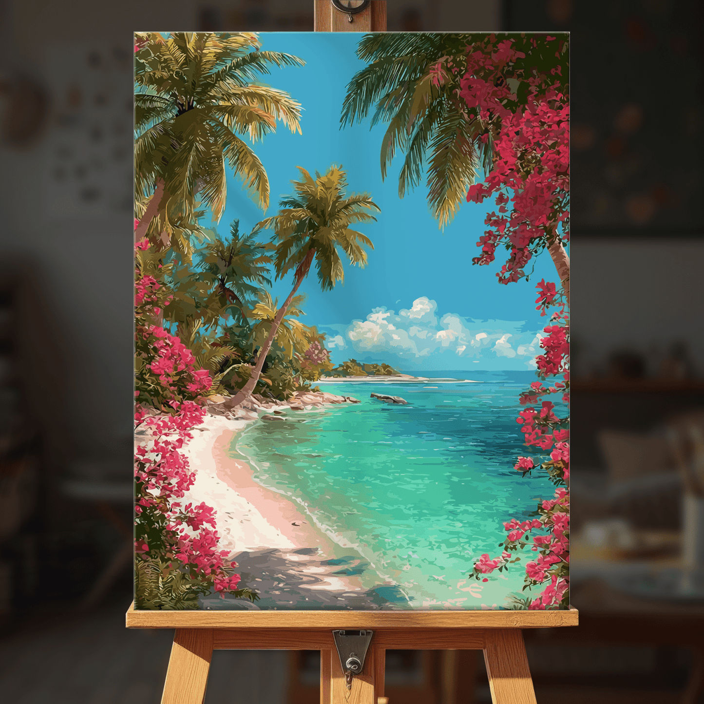 Paint by numbers - Floral Shore - MyArt