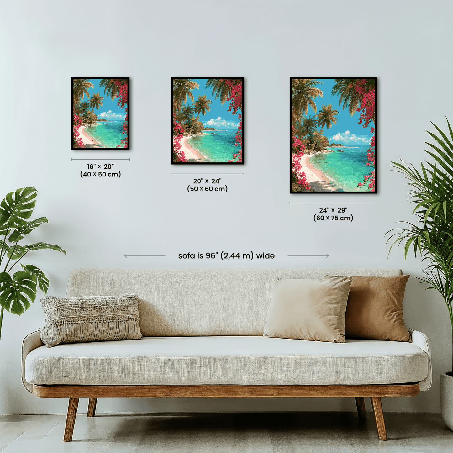 Paint by numbers - Floral Shore - MyArt