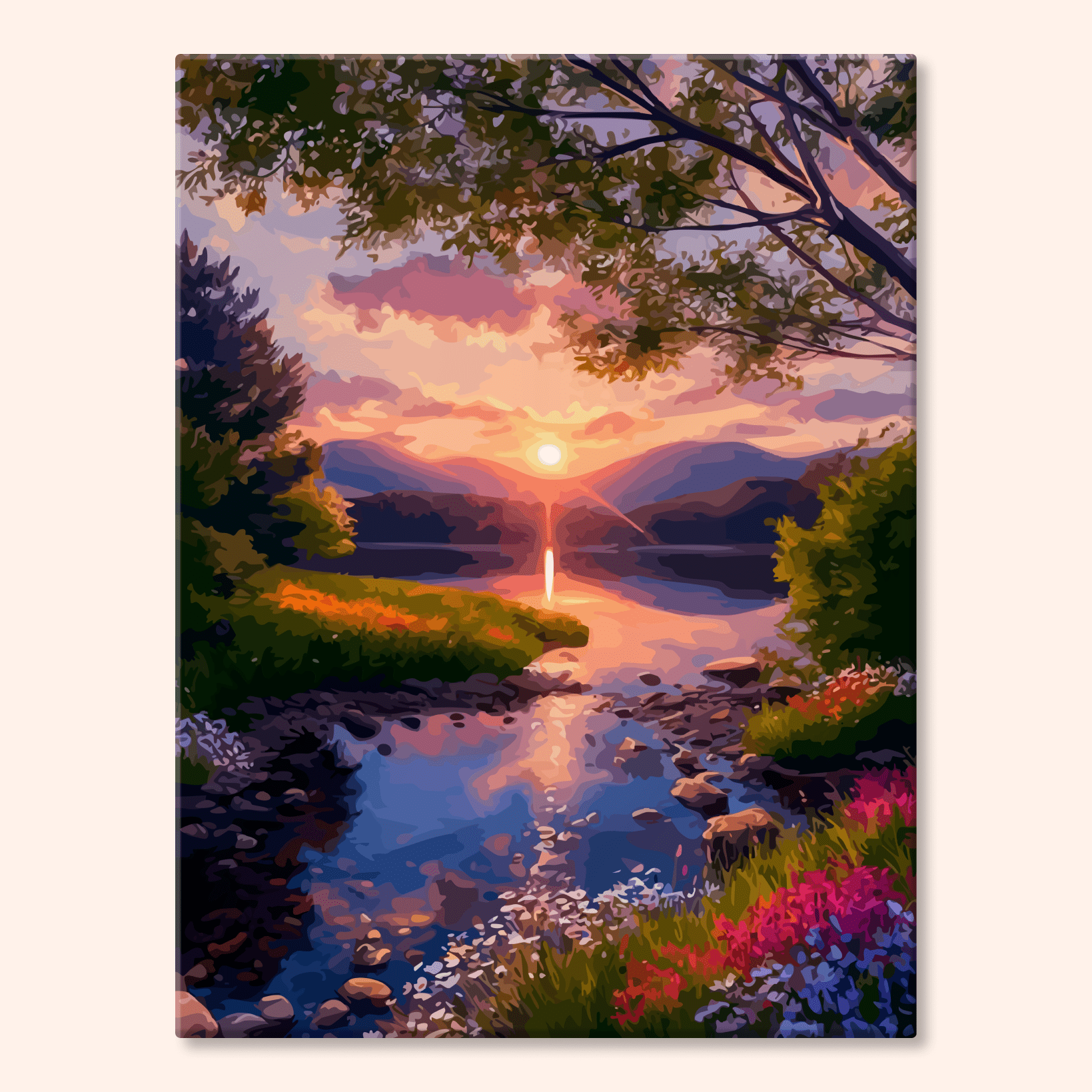 Paint by numbers - Floral Sunset - MyArt