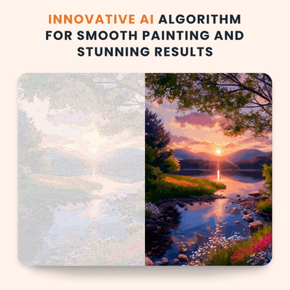 Paint by numbers - Floral Sunset - MyArt